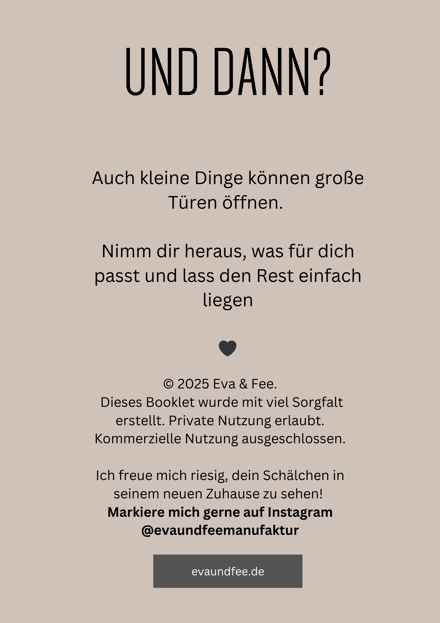 SHINE ON | Freebie | Mini-Booklet für Fokus und Klarheit