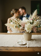 Moderne Ringschale aus Keramik, handgemacht im Vintage-Boho-Stil, eine einzigartige Ringkissen-Alternative aus meinem Etsy Shop. Personalisierbar und besonders geeignet für den Ringtausch im Standesamt, als Accessoire für die freie Trauung oder als hochwertiges Geschenk zum JGA und zur Bridal Shower.