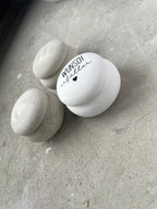 Mini Schmuckdose aus Keramik | Pantone Toffee, Marmor oder Weiß mit Schriftzug Wunscherfüller | Handmade | Geschenkidee | organische Form