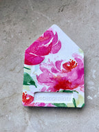 Lieblingsplatz Keramik - The Peony Edition - Häuschen mit Pfingstrosen und "Lieblingsplatz" - Prägung