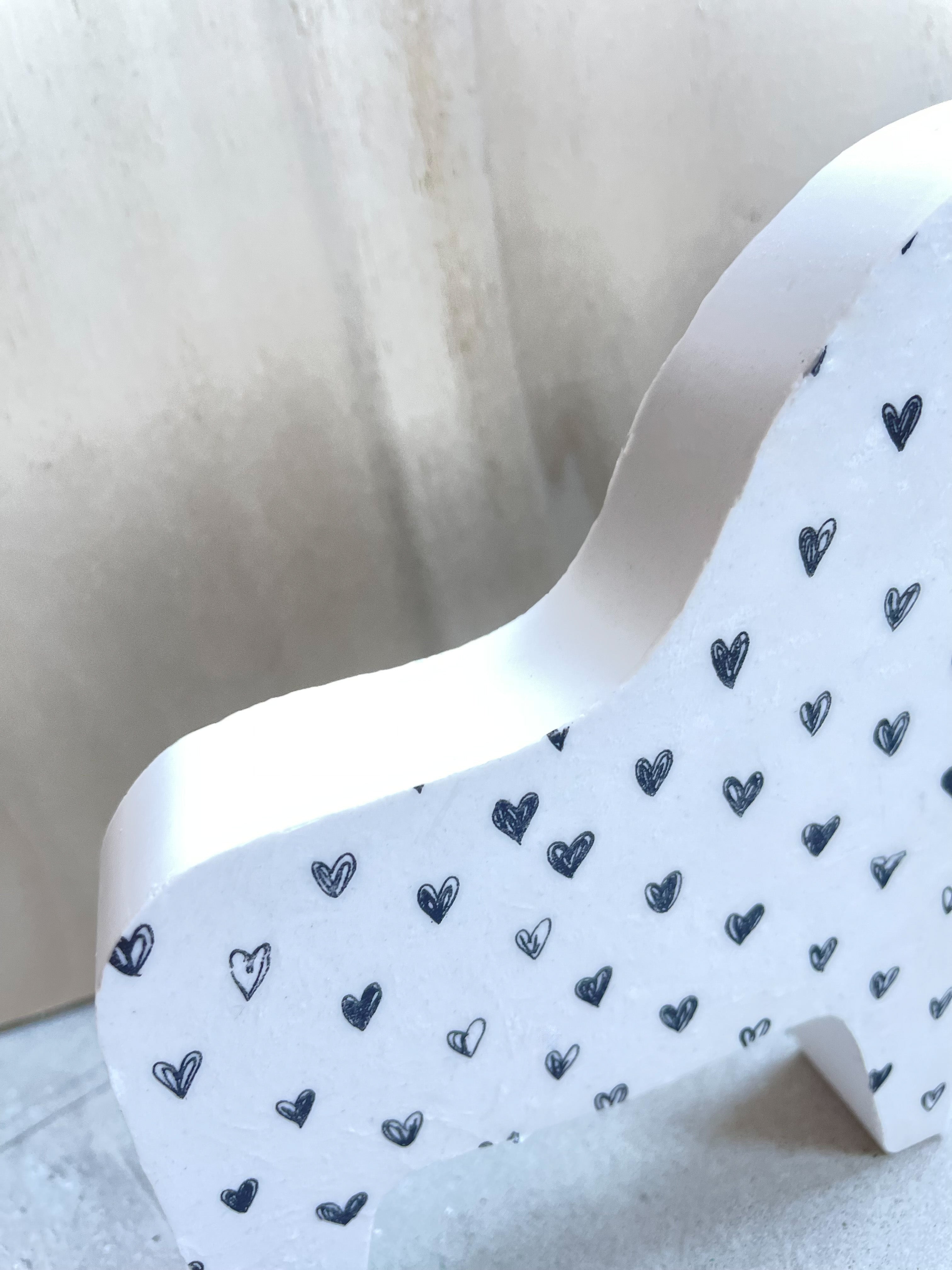 XXL Nordlicht mit ganz viel Herz (en) aus Keramik Pferd als Geschenk für Pferdeliebhaber | nordic home | handmade Dala | Skandi Deko