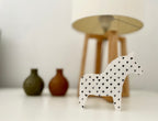 XXL Nordlicht mit ganz viel Herz (en) aus Keramik Pferd als Geschenk für Pferdeliebhaber | nordic home | handmade Dala | Skandi Deko