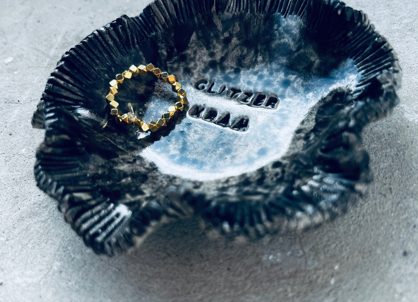 BARE | goldfarbener Hämatit Ring