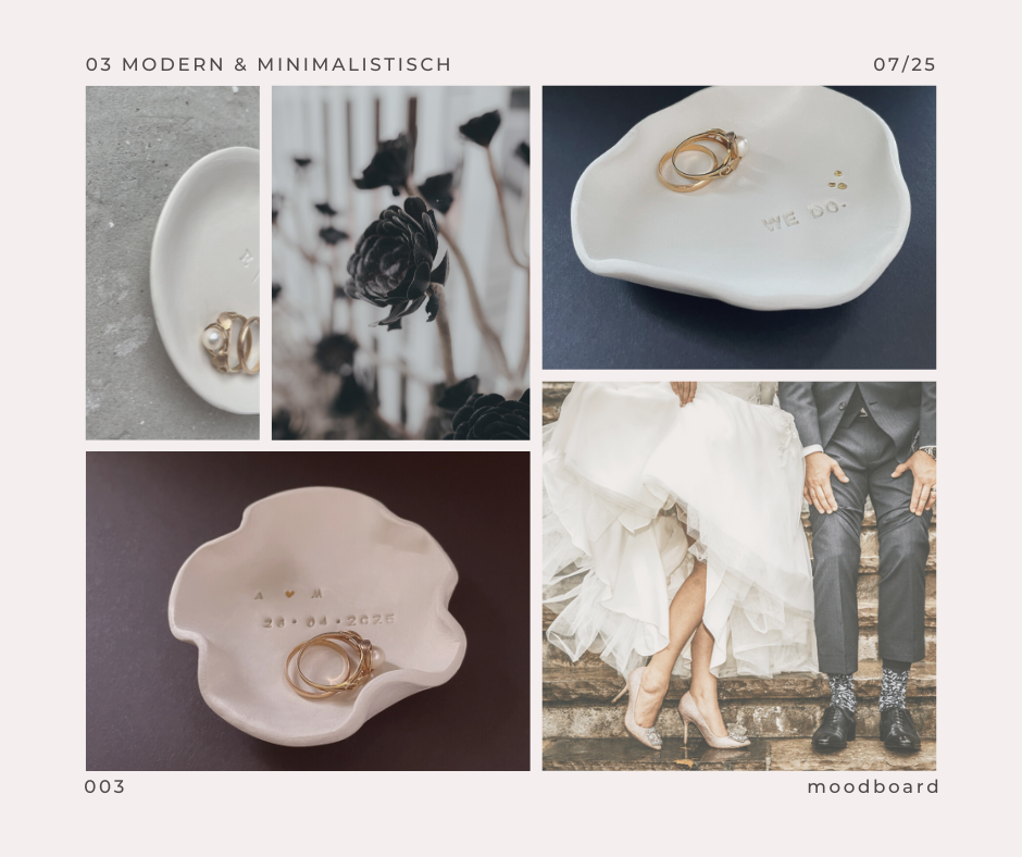 Keramikschale für Wedding Rings – pure Form, pure Emotion. For the ones who love less, but deeper.

Handmade Ring Dish – soft edges, natural shape, no fuss. Just love and craft.

Ringschale für Standesamt, freie Trauung oder Loft-Hochzeit – still, soft, special.