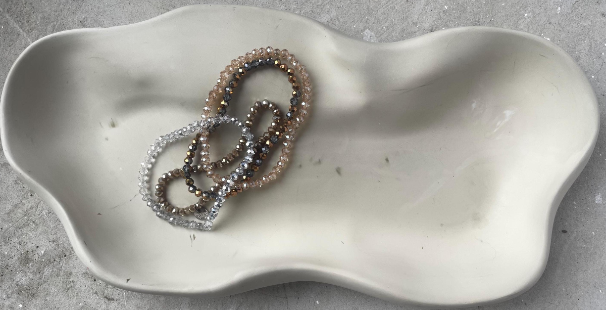 Große organische Centerpiece Schale | Einzelstück | Design Deko Bowl Coffee Table | Pantone beige | Interior Trend Geschenk | Handmade