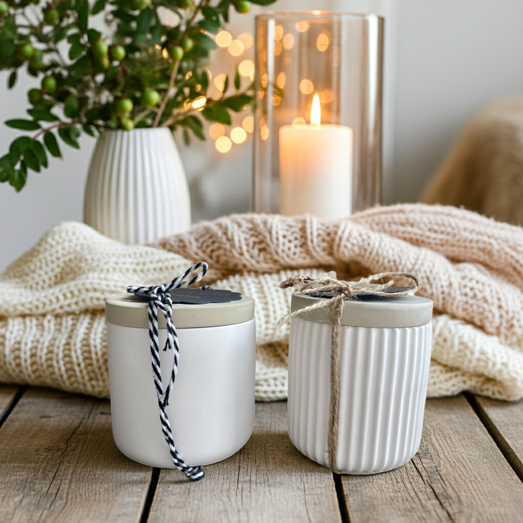 Handgemachte Keramik Schmuckdose mit Band und feinen Details | liebevolles Weihnachtsgeschenk Geschenkidee für Lieblingsmenschen