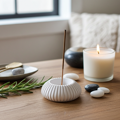 Pure Silence | Minimalistischer Räucherstäbchenhalter für Achtsamkeit & Rituale