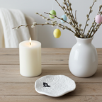 Dekorative Minischale Birdie mit Vogel Figur ideal für kleine Eier oder als Salzschälchen auf dem Tisch