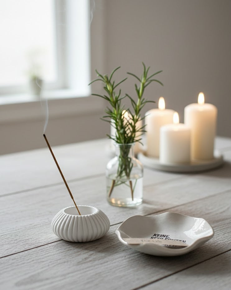 Pure Silence | Minimalistischer Räucherstäbchenhalter für Achtsamkeit & Rituale