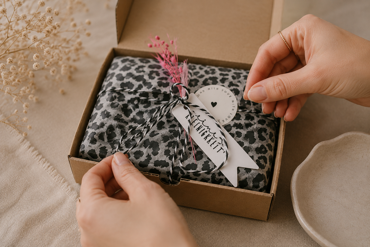 Ein kleines Hochzeitsgeschenk mit persönlicher Bedeutung

Ihr sucht ein besonderes Geschenk zur Hochzeit? Eine personalisierte Ringschale ist mehr als eine schöne Keramikschale: Sie trägt die Namen des Brautpaares, das Hochzeitsdatum oder eine persönliche Botschaft.

So könnt ihr dem Brautpaar etwas schenken, das direkt mit ihrem großen Tag verbunden ist und später im gemeinsamen Zuhause weiterverwendet werden kann.
